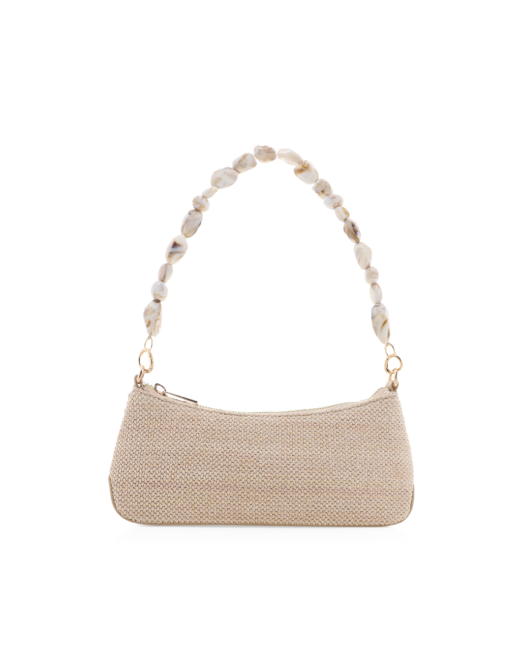 JAMIE SHOULDER BAG - NATURAL RAFFIA-BONE-Handbags-Billini-BILLINI USA