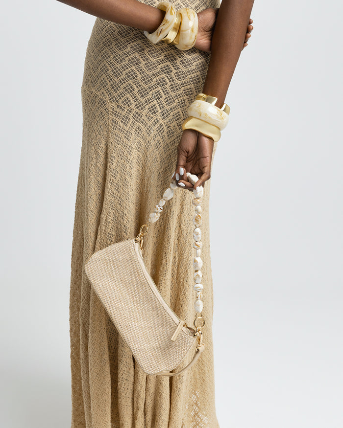 JAMIE SHOULDER BAG - NATURAL RAFFIA-BONE-Handbags-Billini-BILLINI USA