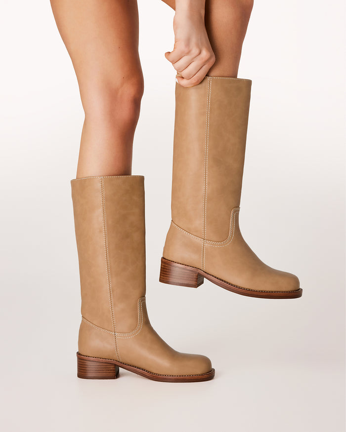 JAMISON - CARAMEL BURNISHED-Boots-Billini-BILLINI USA