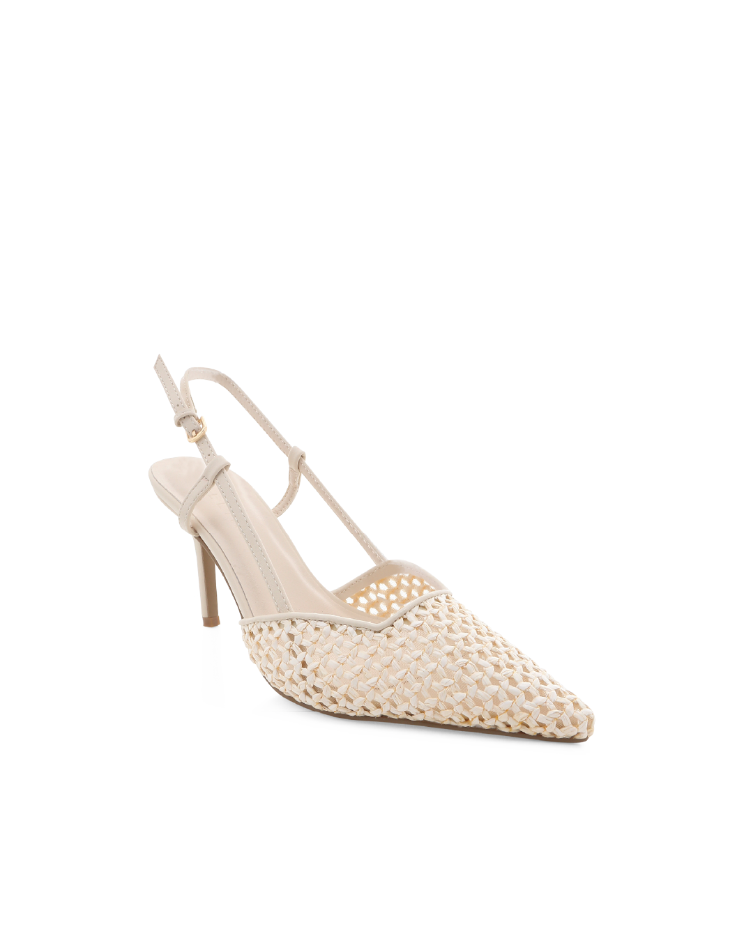 KAMERON - CREAM RAFFIA-PUMPS-Billini-BILLINI USA