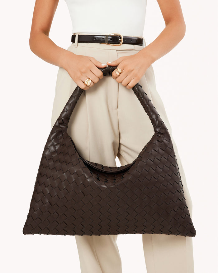 KAMI SHOULDER BAG - CHOCOLATE-Handbags-Billini-BILLINI USA