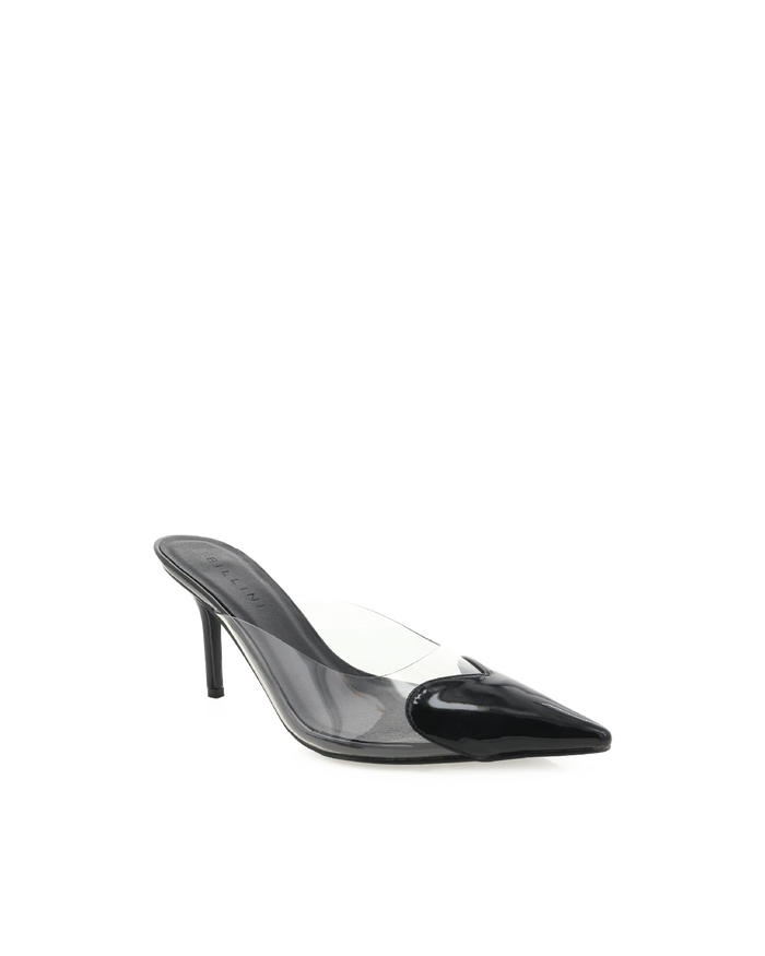 KARESS - BLACK PATENT-CLEAR-Heels-Billini-BILLINI USA