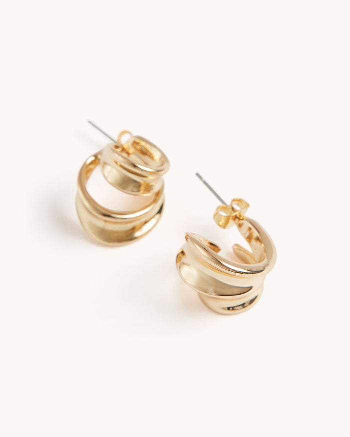 KEARA EARRINGS - GOLD-JEWELLERY-Billini-BILLINI USA