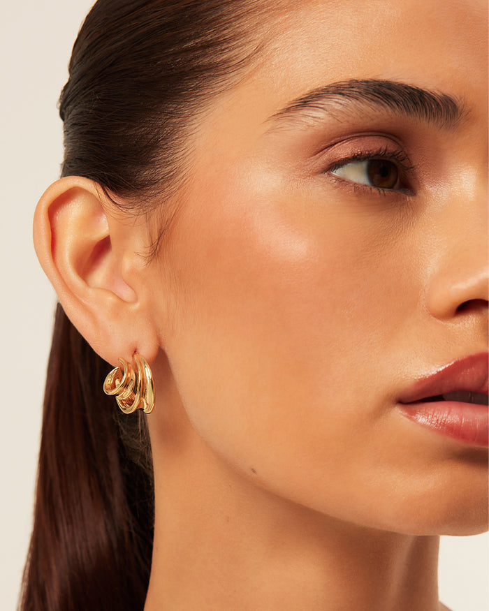 KEARA EARRINGS - GOLD-JEWELLERY-Billini-BILLINI USA