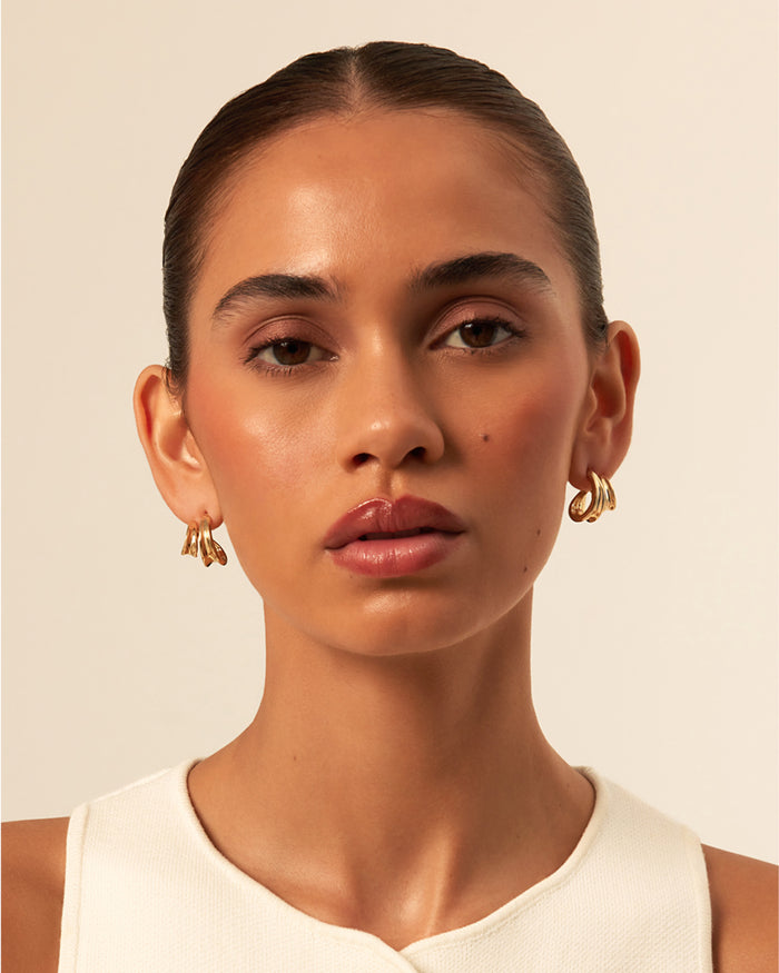 KEARA EARRINGS - GOLD-JEWELLERY-Billini-BILLINI USA
