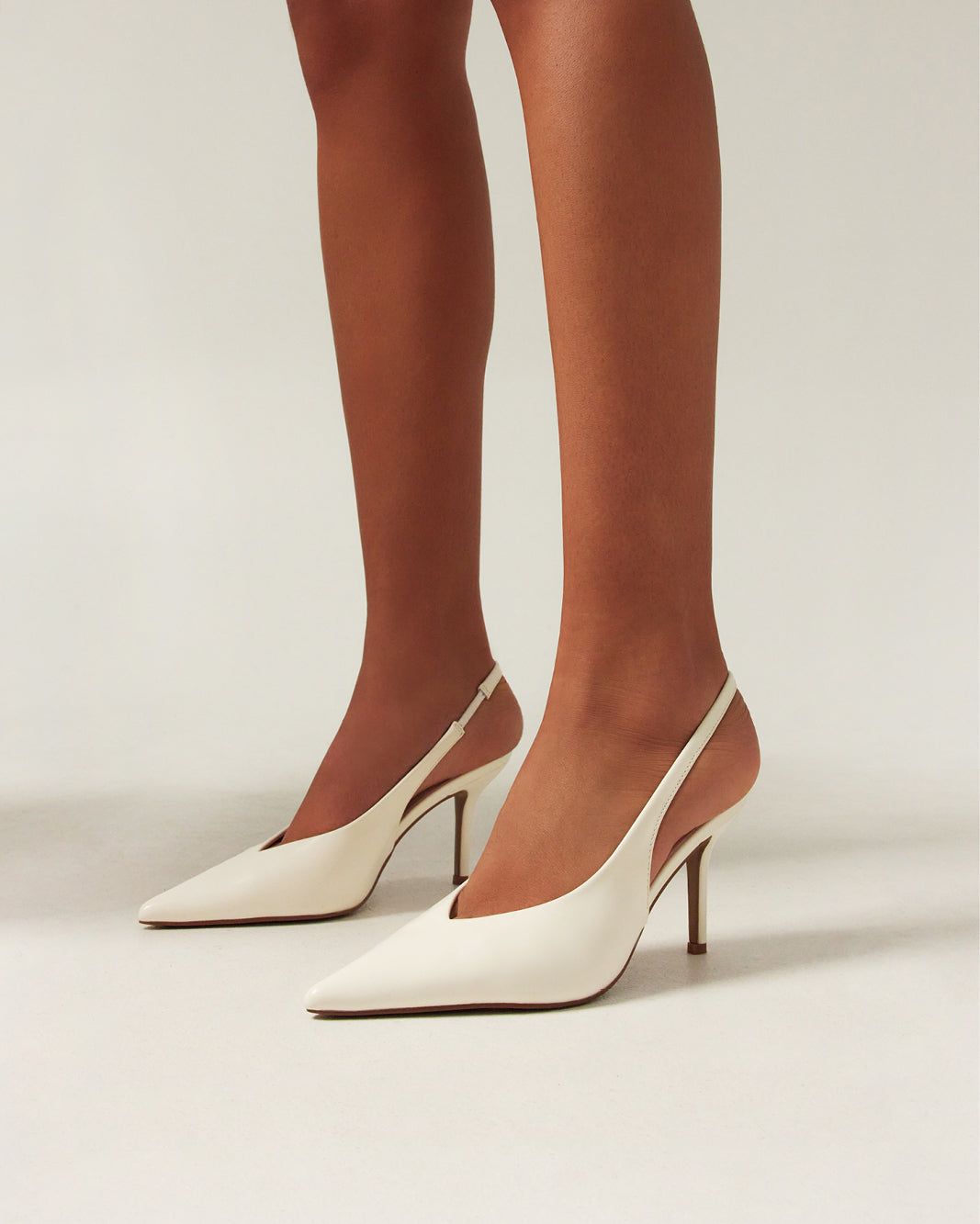 KENDRA - WHITE SHINE-PUMPS-Billini-BILLINI USA