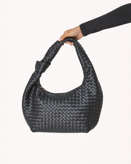 KENYA SHOULDER BAG - BLACK-Handbags-Billini--BILLINI USA