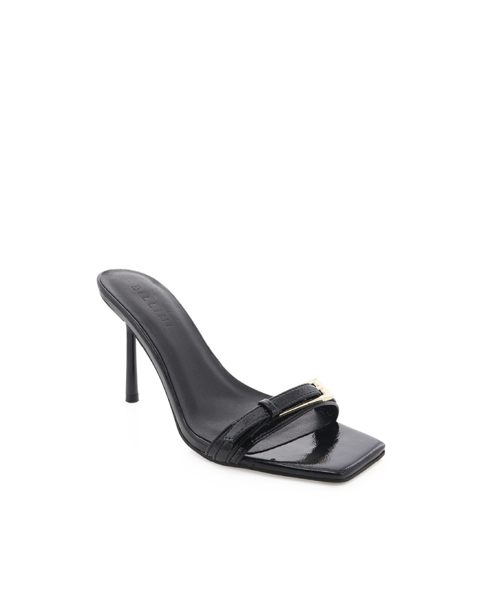 KERBY - BLACK CRINKLE-Heels-Billini-BILLINI USA