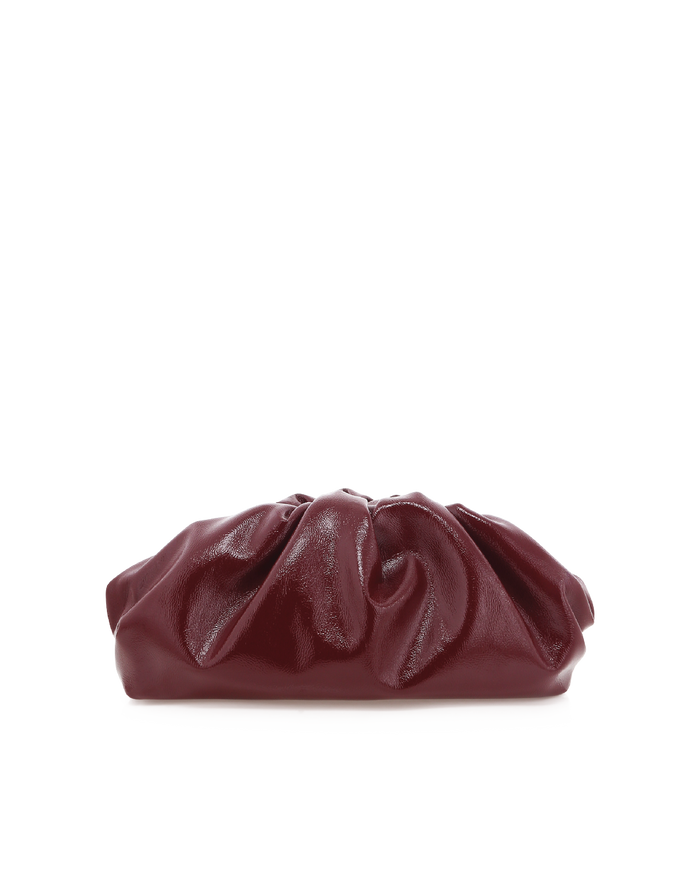 KYLA CLUTCH BAG - CHERRY CRINKLE PATENT-Handbags-Billini-BILLINI USA