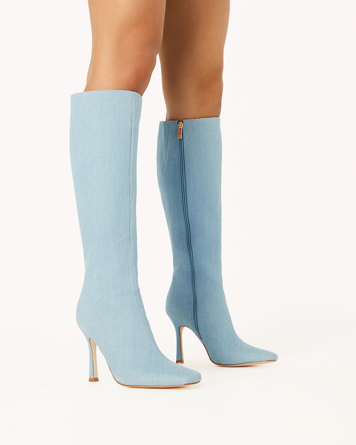 LAINEY - BLUE DENIM-Boots-Billini-BILLINI USA