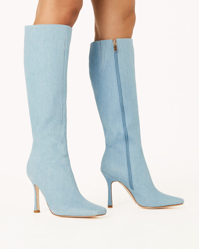 LAINEY - BLUE DENIM-Boots-Billini-BILLINI USA