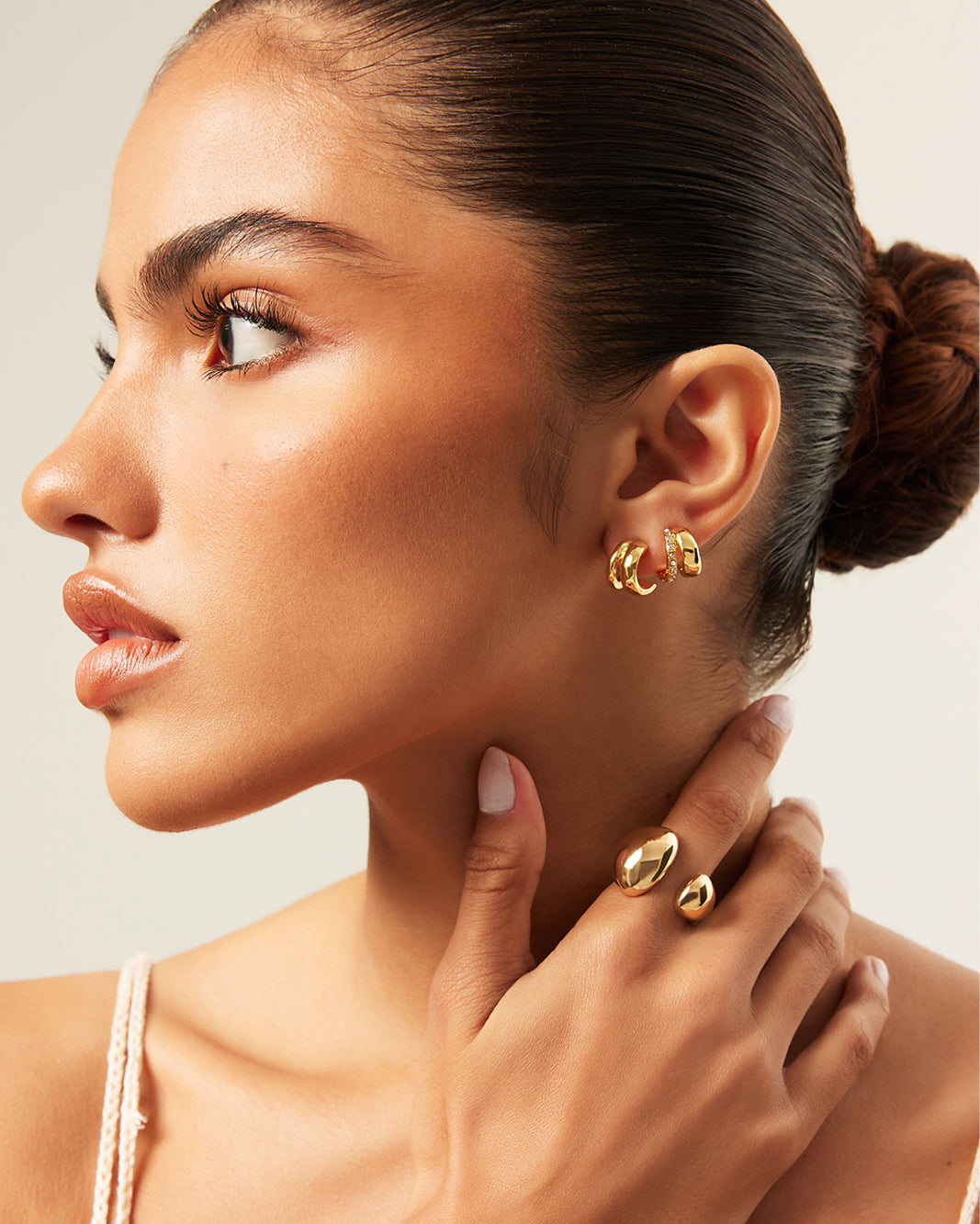 LIMA EARRING 2 PACK - GOLD PLATED 18K-JEWELLERY-Billini-O/S-BILLINI USA