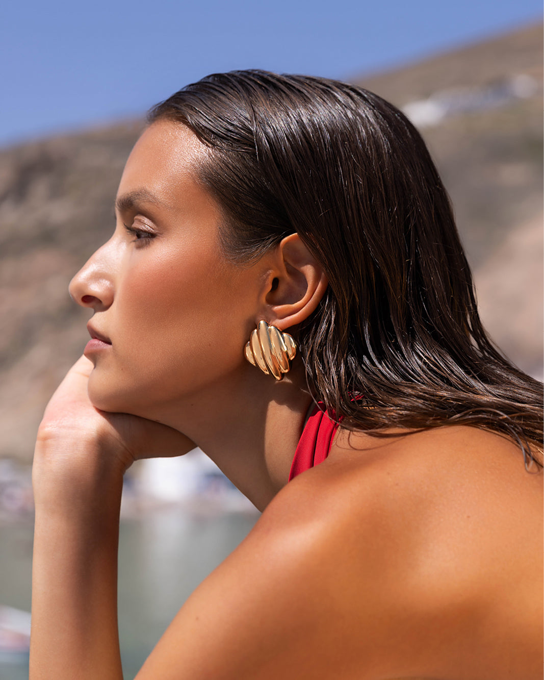 LULU EARRINGS - GOLD-JEWELLERY-Billini-BILLINI USA