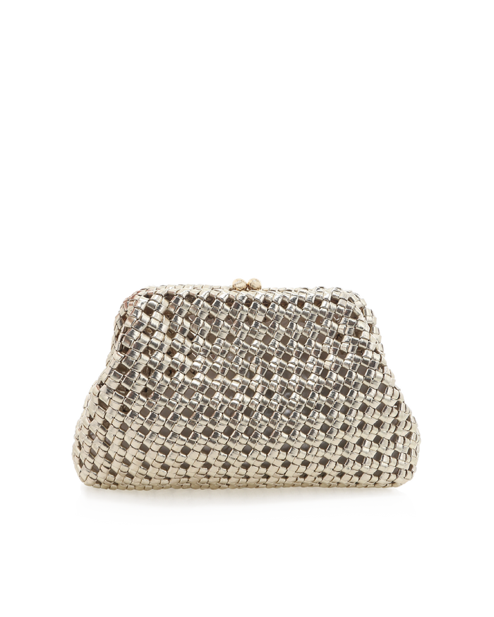MADELINE CLUTCH BAG - GOLD METALLIC-Handbags-Billini-BILLINI USA