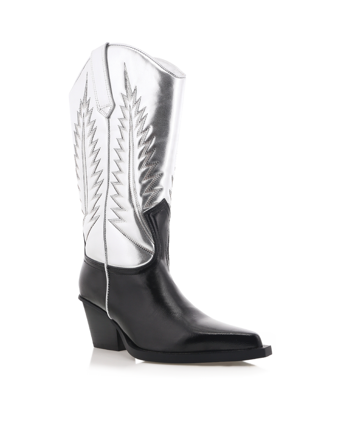 MARMALADE - BLACK-SILVER METALLIC-Boots-Billini-BILLINI USA