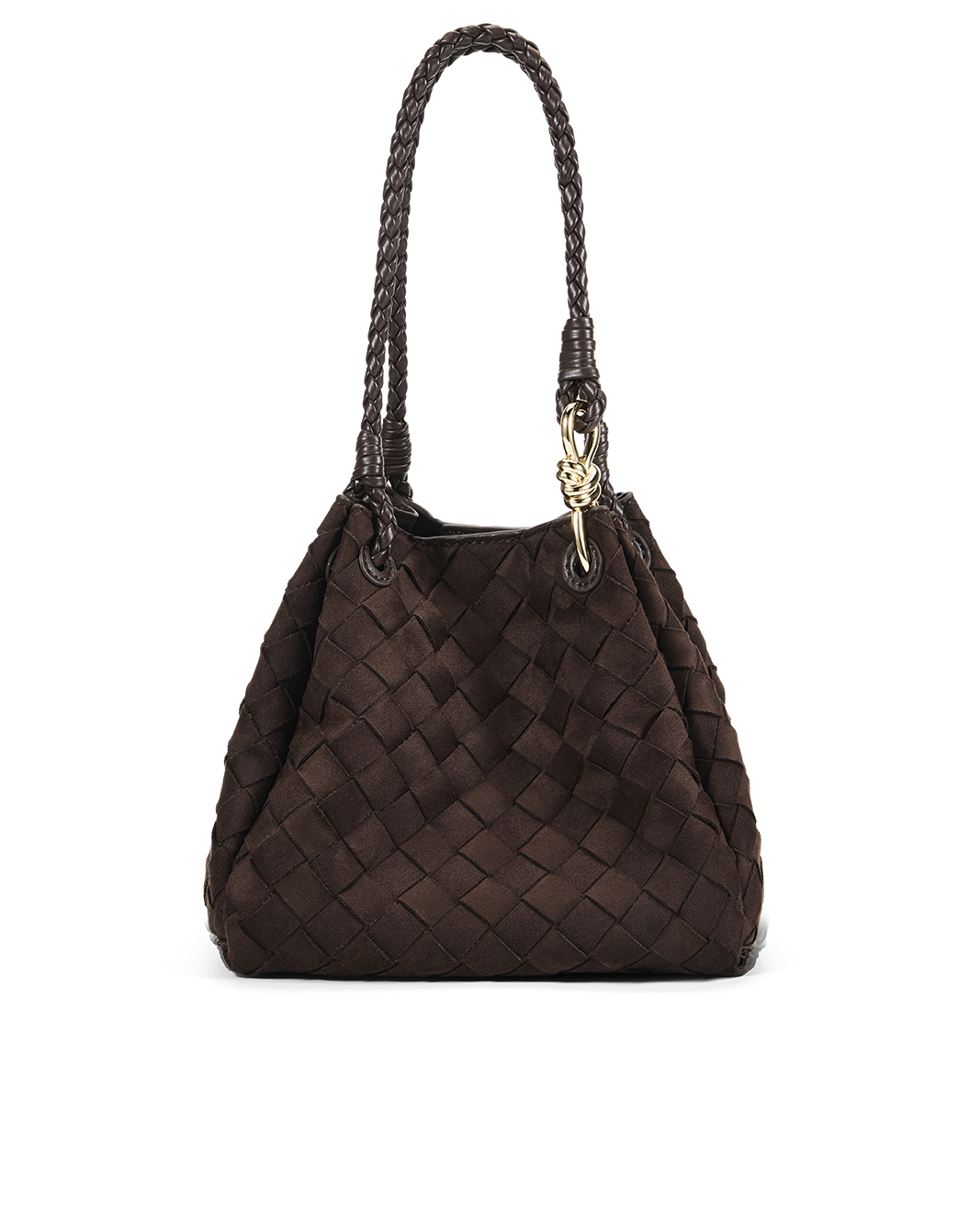 MINI LENI BAG - DARK CACAO SUEDE-Handbags-Billini-BILLINI USA