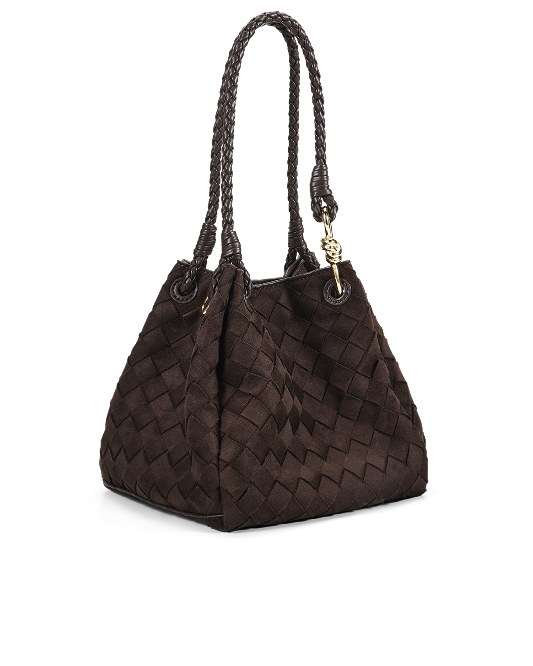 MINI LENI BAG - DARK CACAO SUEDE-Handbags-Billini-BILLINI USA