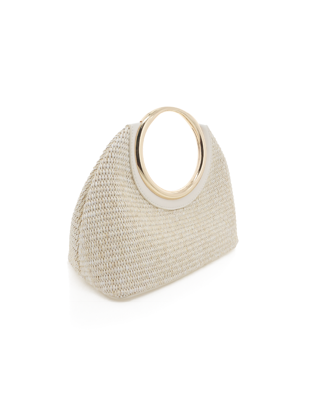 MONROE RAFFIA HANDLE BAG - CREAM RAFFIA-BONE-Handbags-Billini-BILLINI USA