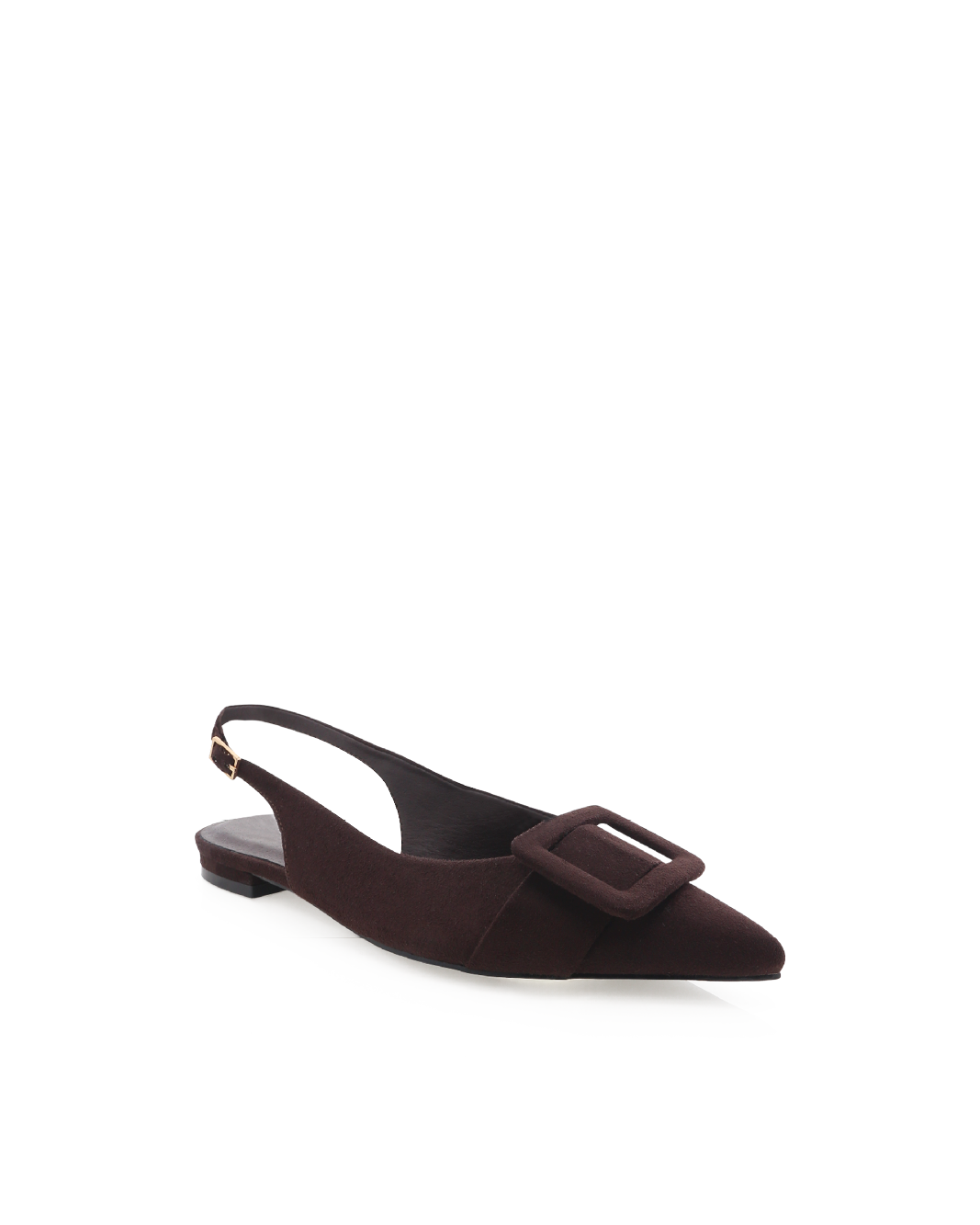 MORWENNA - DARK CACAO SUEDE-Flats-Billini-BILLINI USA