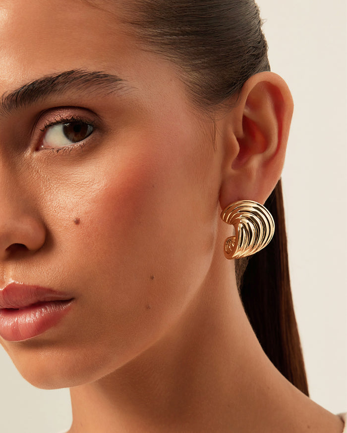 NALA EARRINGS - GOLD-JEWELLERY-Billini-BILLINI USA