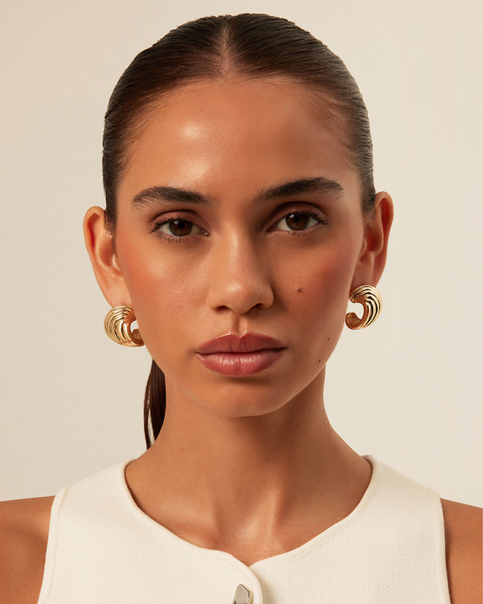 NALA EARRINGS - GOLD-JEWELLERY-Billini-BILLINI USA