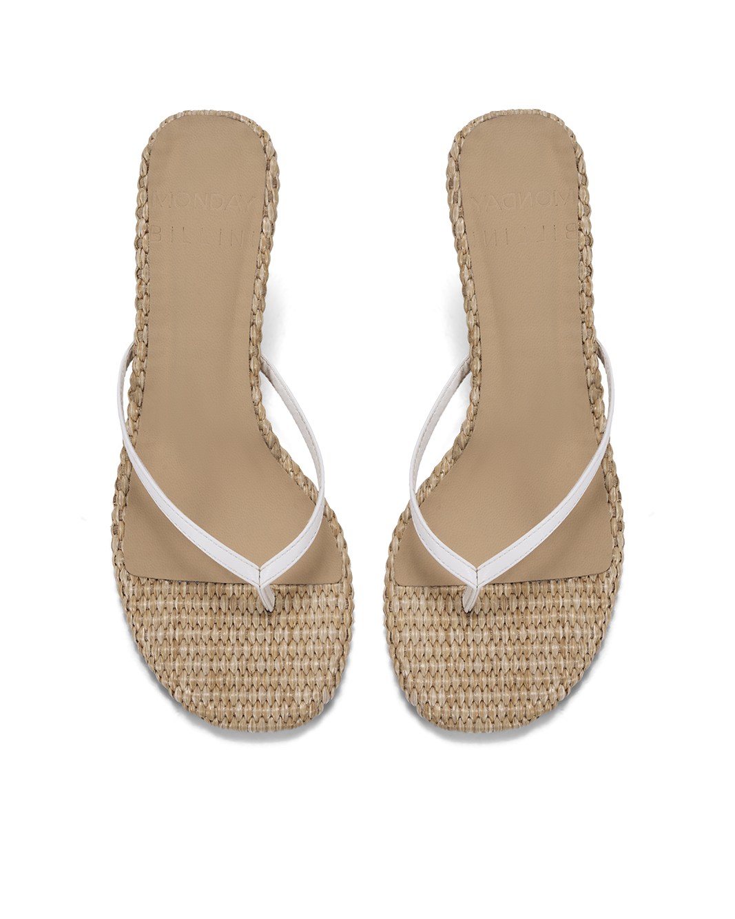 NERANO - WHITE-NATURAL RAFFIA-Heels-Billini-BILLINI USA