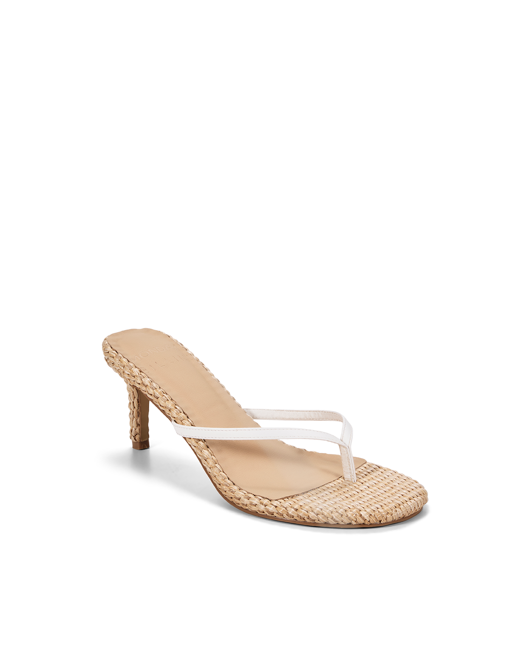 NERANO - WHITE-NATURAL RAFFIA-Heels-Billini-BILLINI USA