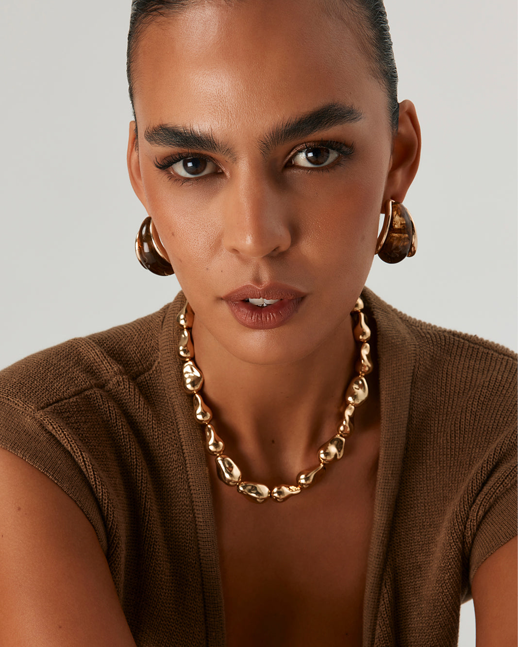 NINA NECKLACE - GOLD PLATED 18K-JEWELLERY-Billini-BILLINI USA