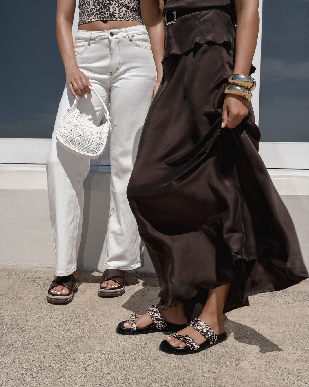 NOVIE - LEOPARD SATIN-Sandals-Billini-BILLINI USA