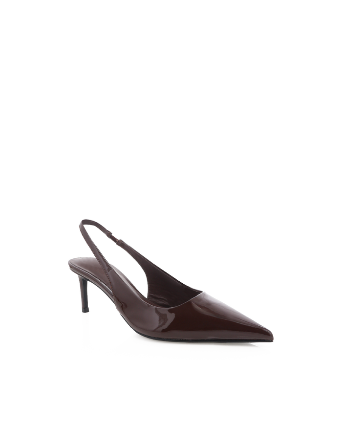 OSKANNA - CHOCOLATE PATENT-PUMPS-Billini-BILLINI USA