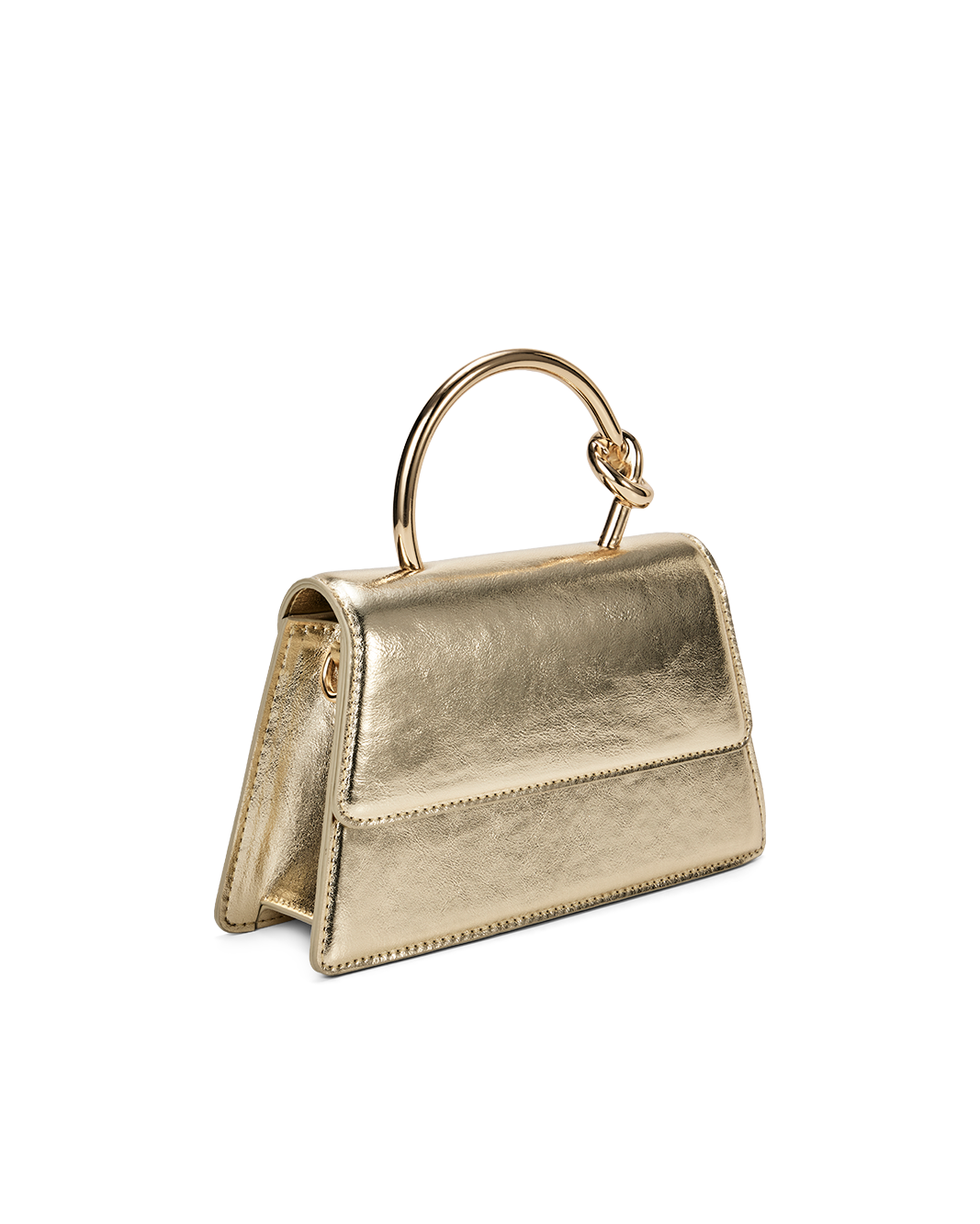 PALOMA HANDLE BAG - GOLD METALLIC-Handbags-Billini-BILLINI USA