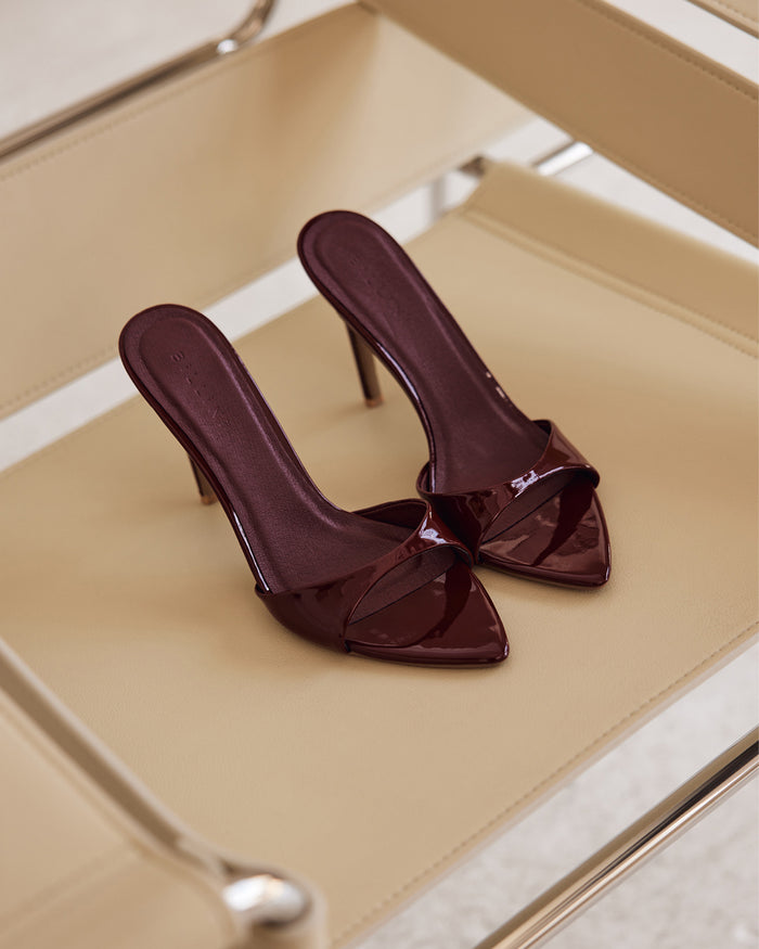 QUINBY - CHERRY RED PATENT-Heels-Billini-BILLINI USA