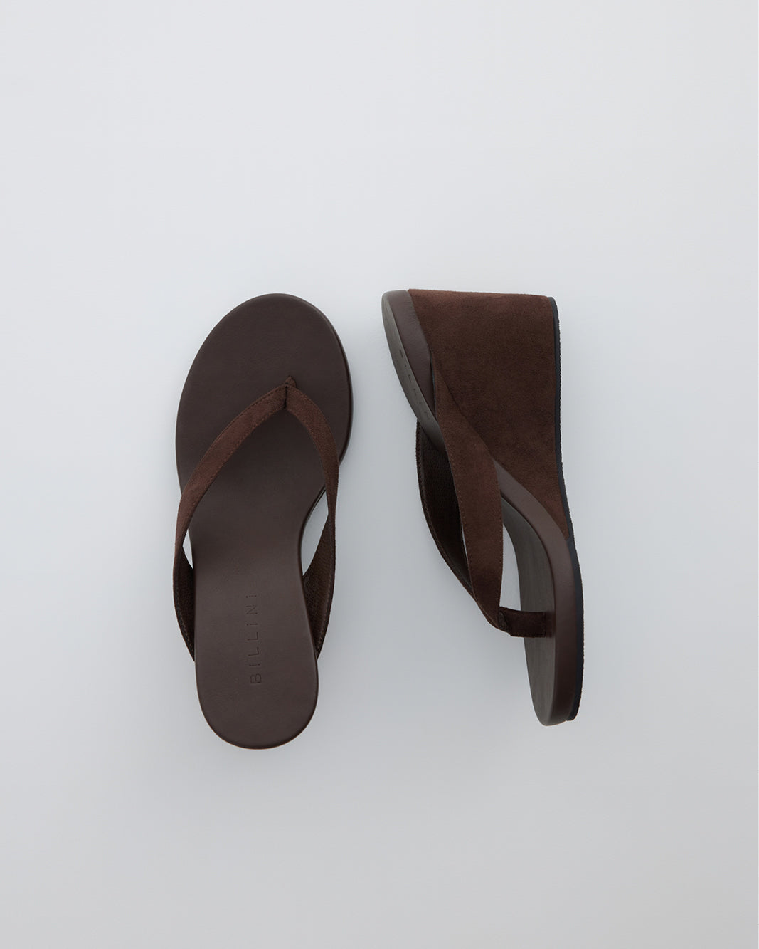 RAVYN - DARK CACAO SUEDE-Wedges-Billini-BILLINI USA