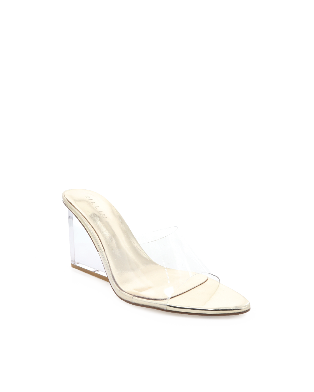 NYDIA - CLEAR-LIGHT GOLD SHINE-Wedges-Billini-BILLINI USA
