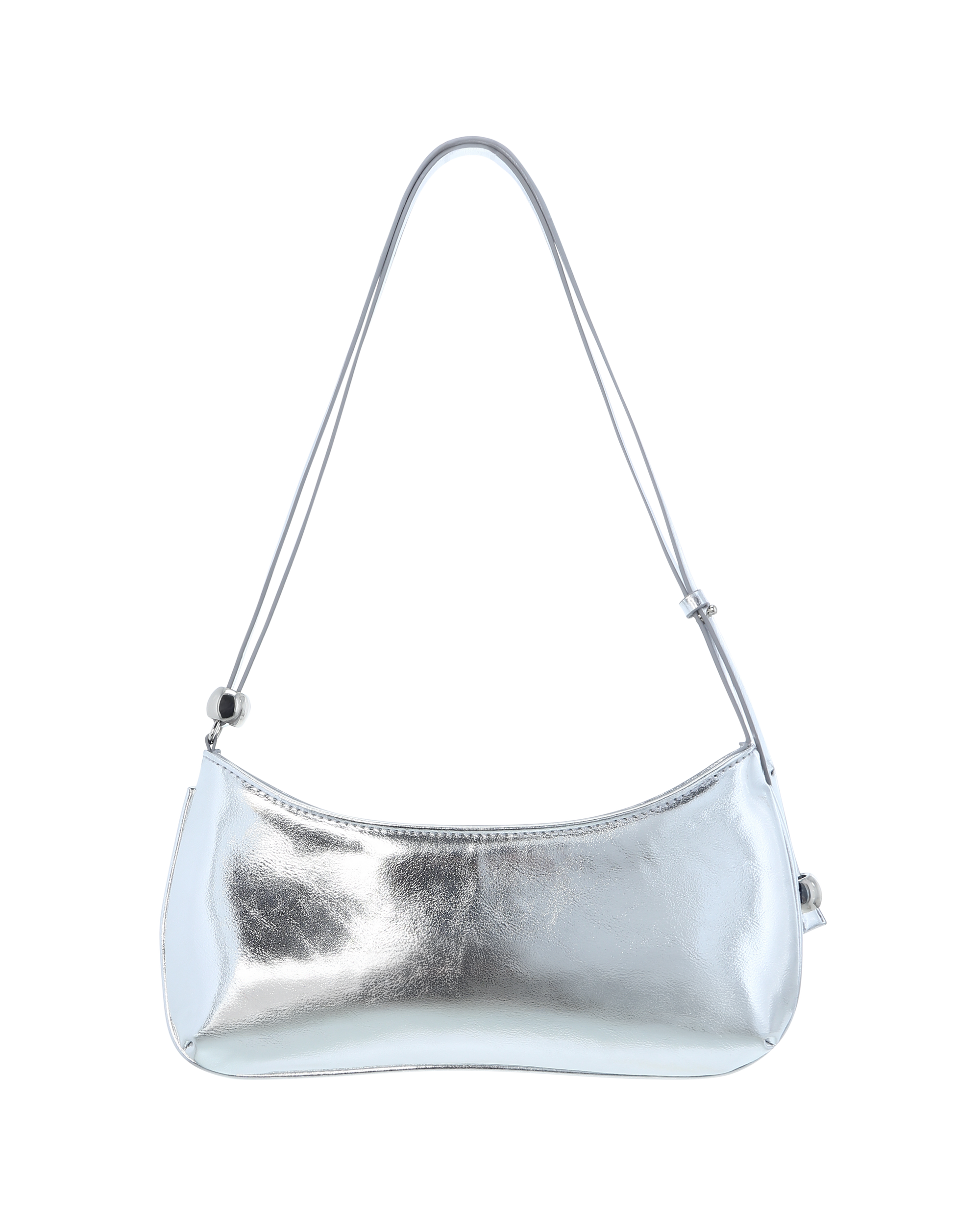 ROSABELLE SHOULDER BAG - SILVER METALLIC-Handbags-Billini-BILLINI USA