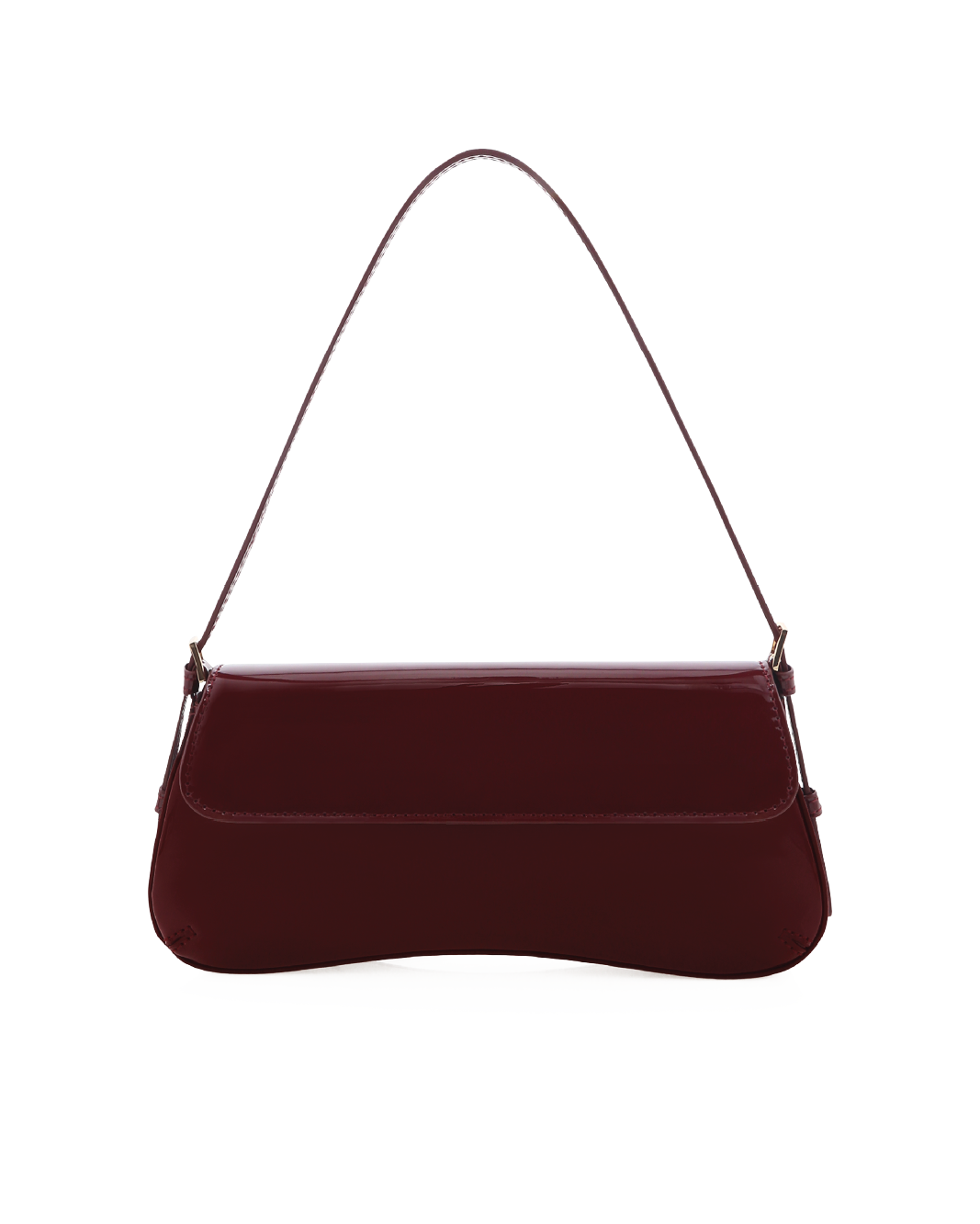 SABELLA SHOULDER BAG - CHERRY PATENT-GOLD-Handbags-Billini-BILLINI USA