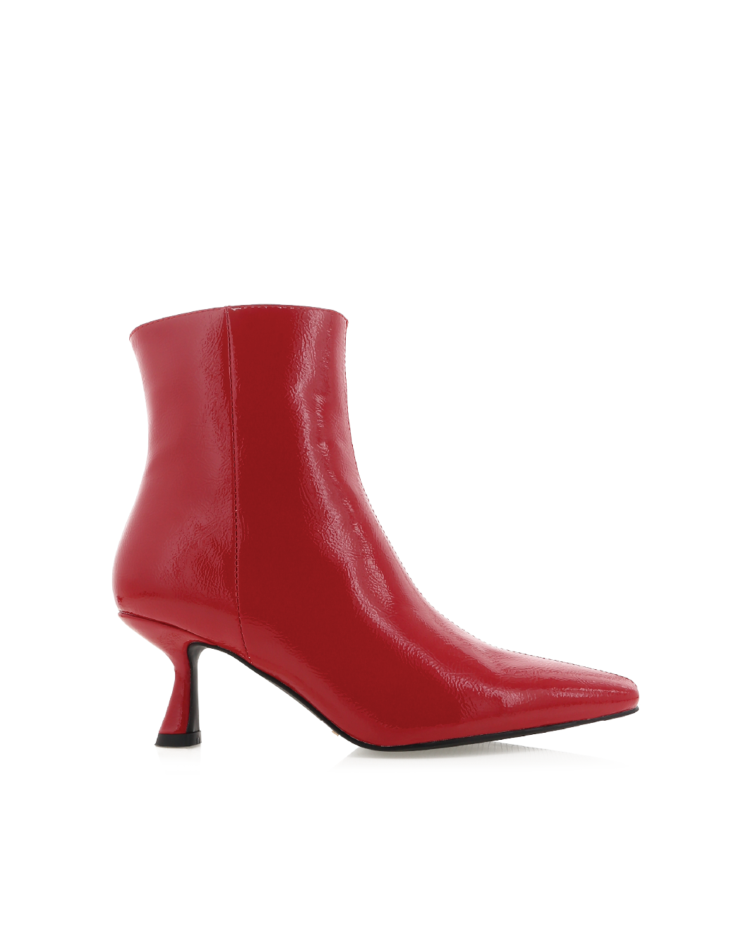 SARAH - CRIMSON CRINKLE PATENT-Boots-Billini-BILLINI USA