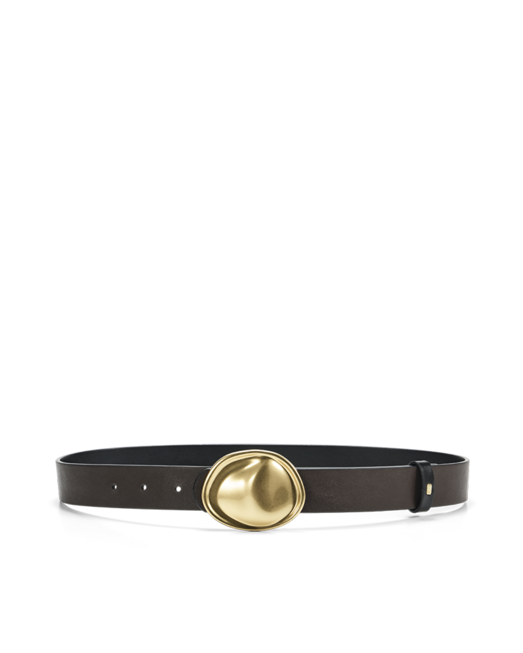 a black belt with a gold buckle