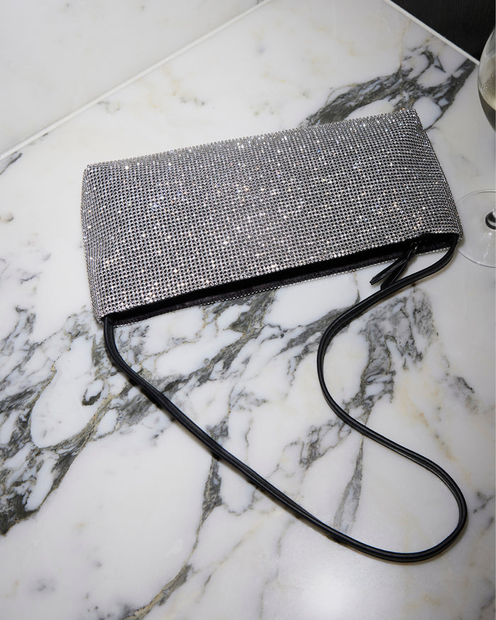 SOPHIA SHOULDER BAG - SILVER-DIAMANTE-Handbags-Billini-BILLINI USA