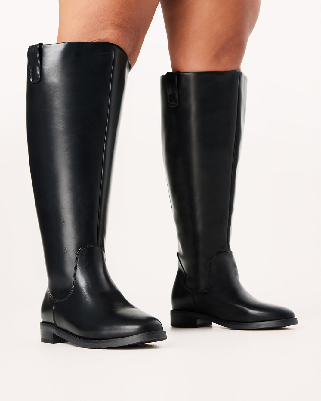SYBIL EXTENDED CURVE - BLACK-Boots-Billini-BILLINI USA