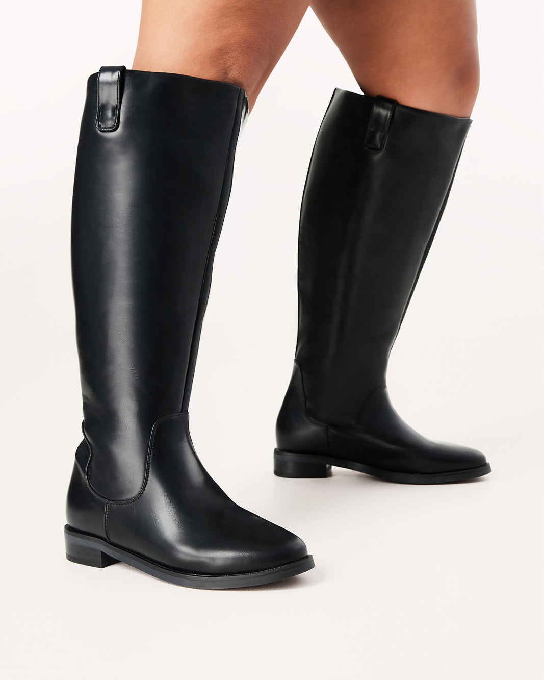 SYBIL EXTENDED CURVE - BLACK-Boots-Billini-BILLINI USA