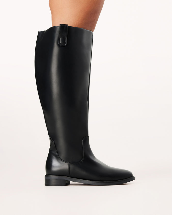 SYBIL EXTENDED CURVE - BLACK-Boots-Billini-BILLINI USA