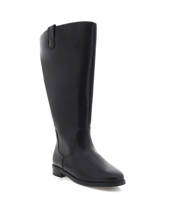 SYBIL EXTENDED CURVE - BLACK-Boots-Billini-BILLINI USA