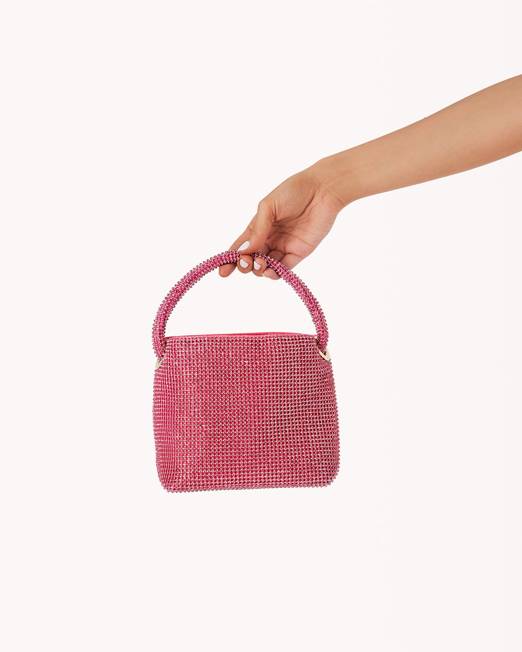 TANI HANDLE BAG - PINK DIAMANTE - PINK-Handbags-Billini-O/S-BILLINI USA