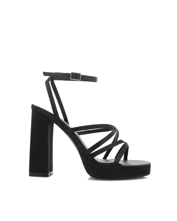 TAVOLO - BLACK SATIN-Heels-Billini-BILLINI USA