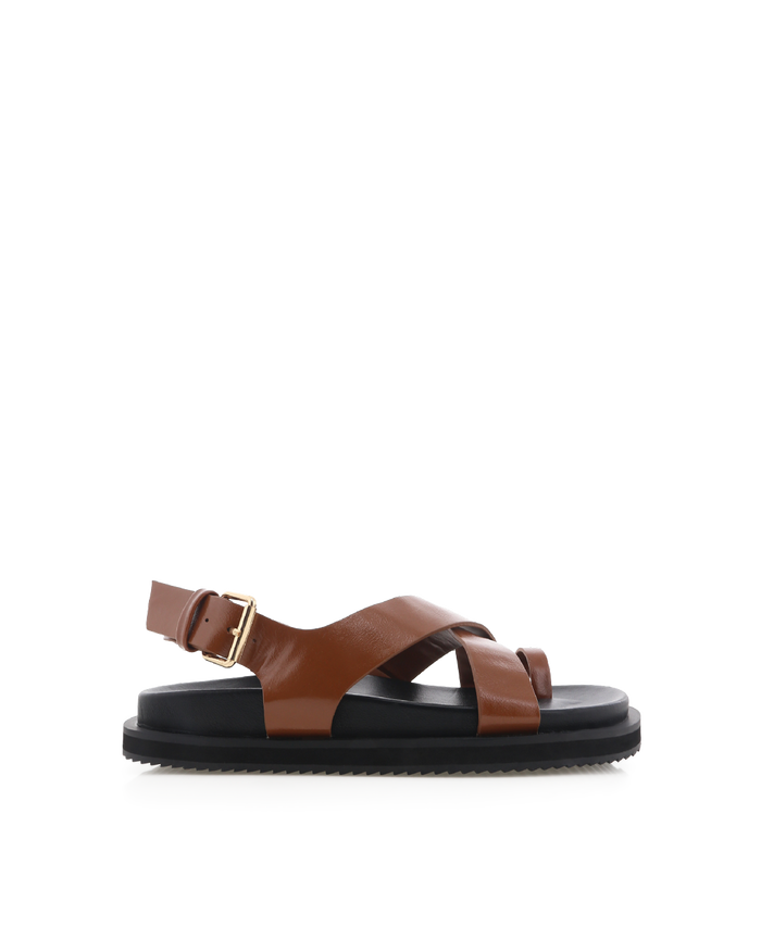 TENNIE - TAN-BLACK-Sandals-Billini-BILLINI USA