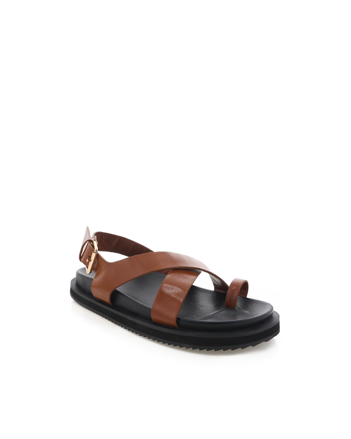TENNIE - TAN-BLACK-Sandals-Billini-BILLINI USA