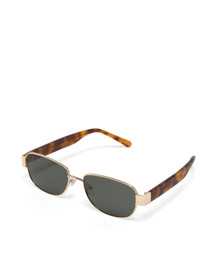 THE ADDISON - GOLD-HAVANA TORT-GREEN-SUNGLASSES-BANBE-BILLINI USA