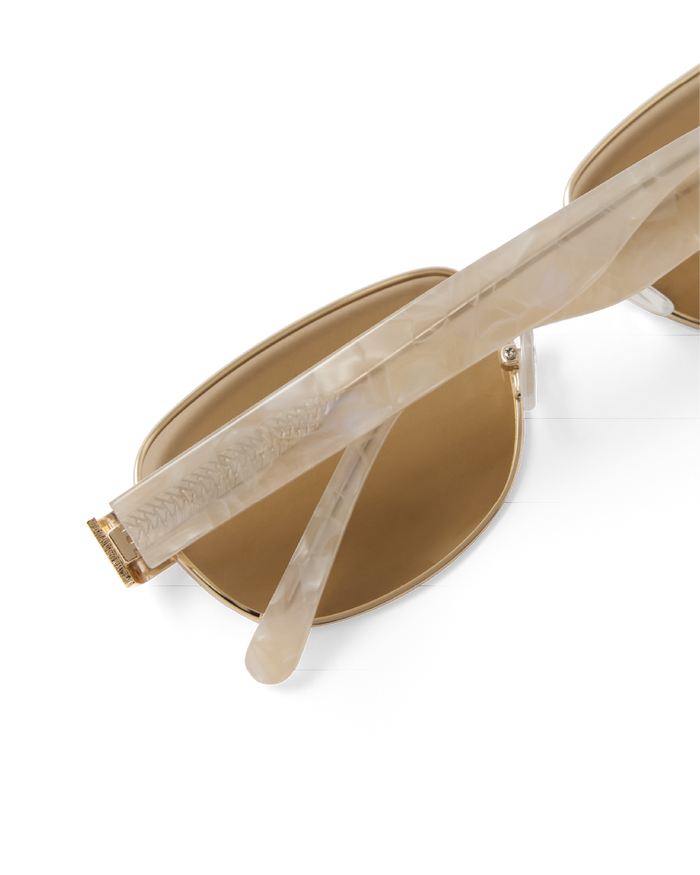 THE ADDISON - GOLD-PEARL TORT-BEIGE-SUNGLASSES-BANBE-BILLINI USA