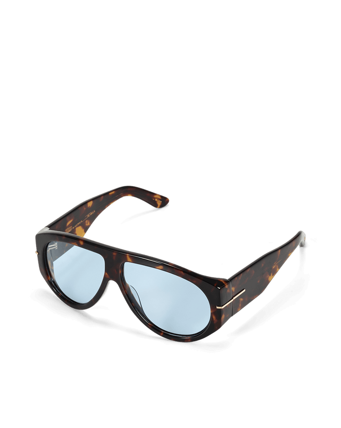 THE AMELIA - LIGHT HAVANA TORT-BLUE-SUNGLASSES-BANBE-BILLINI USA